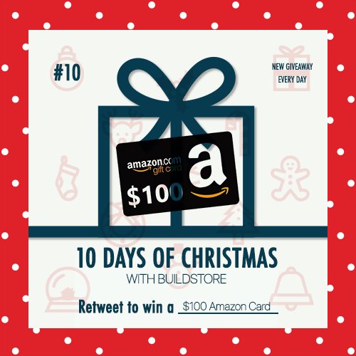 builds_io's tweet photo. 🎅 10 DAYS OF CHRISTMAS - №10
Get $100 Amazon card (or equivalent for EU/UK) for RT 

Rules:
🎁 Just retweet to win.
💡 1 RT on your page = 1 raffle ticket. So if 10 of your friends RT from your profile you get 10 tickets.
⏰ We make a random drawing 1h before the next giveaway. https://t.co/42kb7Ev7Au