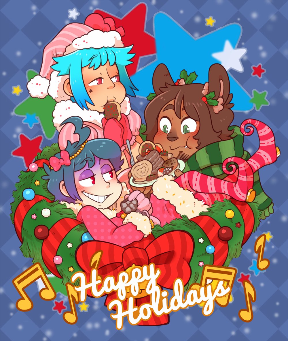 DarkChibiShadow's tweet photo. Happy Holidays, from the Solanaceae crew!
Knowing all the fun Solanaceae stuff I get to do in the future just pumps me up! 2019 will truly be the Year of The Sola, haha.
I hope you’re all looking forward to it as much as I am! 🎄
#solanaceae #darkchibishadow https://t.co/2gsWziEdLA