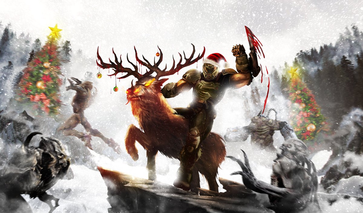 ConquerorOfHell's tweet image. &quot;Slayer Claus is comin&apos; to town, baby!&quot;