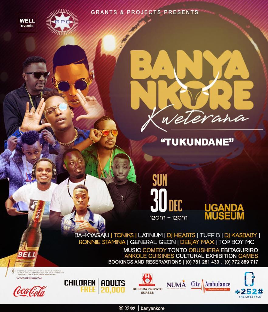 The first edition of the #BanyankoreKweterana happening on 30/12/2018 as we wrap up the year.Few tickets to give away
#Tukundane