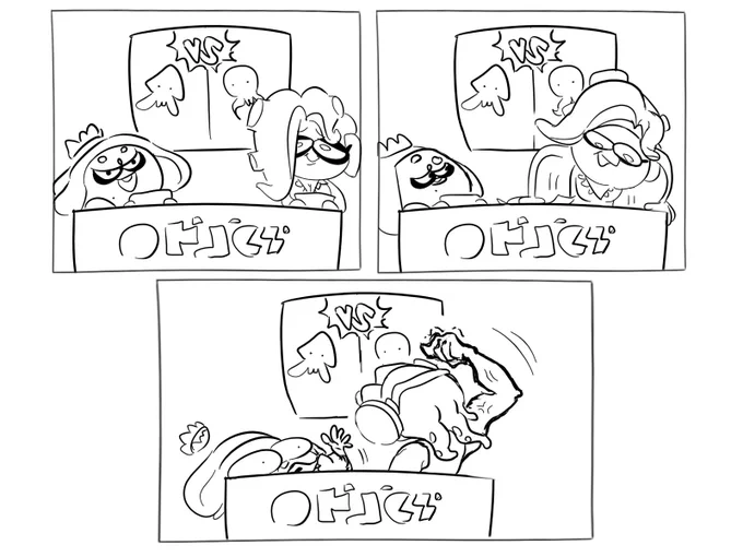 I forgot what the text was so enjoy this stupid dumb shit I drew without any context

I do not own any splatoon game 