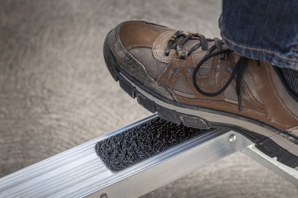 Don’t slip up.

Get Multi-layer grit embedding for the strongest anti-slip tape around. T-Rex® Extreme Tread Tape. #TRexTape #ferociouslystrong