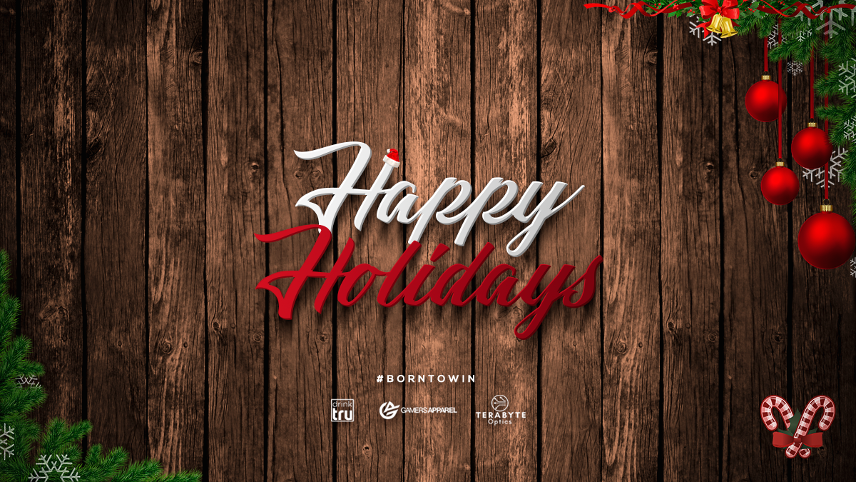 borngg's tweet photo. From the #BornFamily to yours... Happy Holidays! 🎄🎅

#BornToWin https://t.co/NvcJlxQWzT
