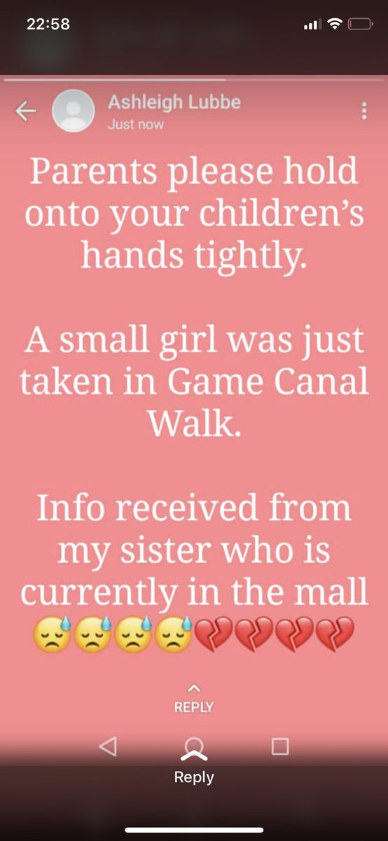 Adi_Abrahams's tweet photo. Sharing as received. Can anyone confirm? @canal_walk  @game https://t.co/xoAo3jxGTF