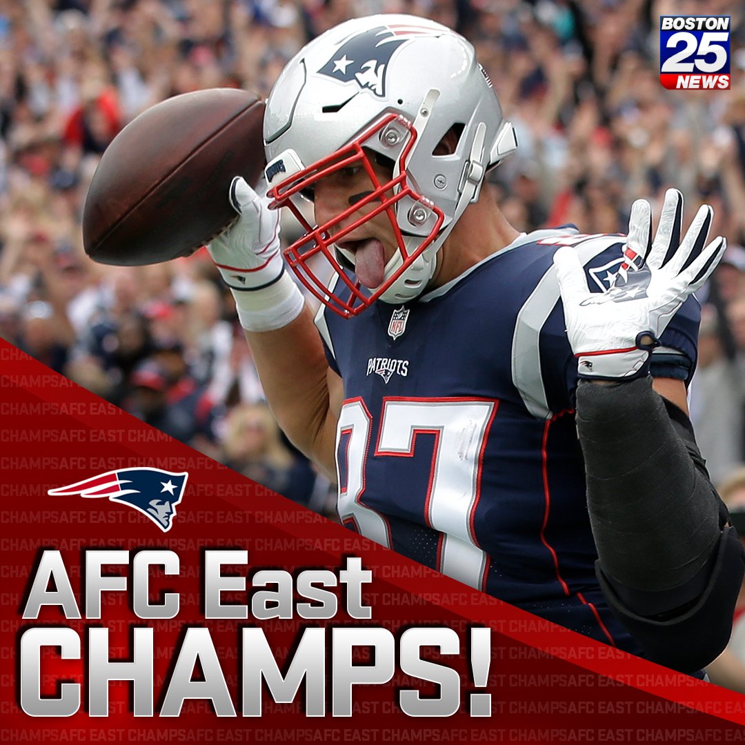 Boston 25 News On Twitter Afc East Champs For The 10th Consecutive Season The Patriots Have Won The Division With Their Win Over The Bills Who S Excited For The Playoffs Https T Co Rehes2hi7b