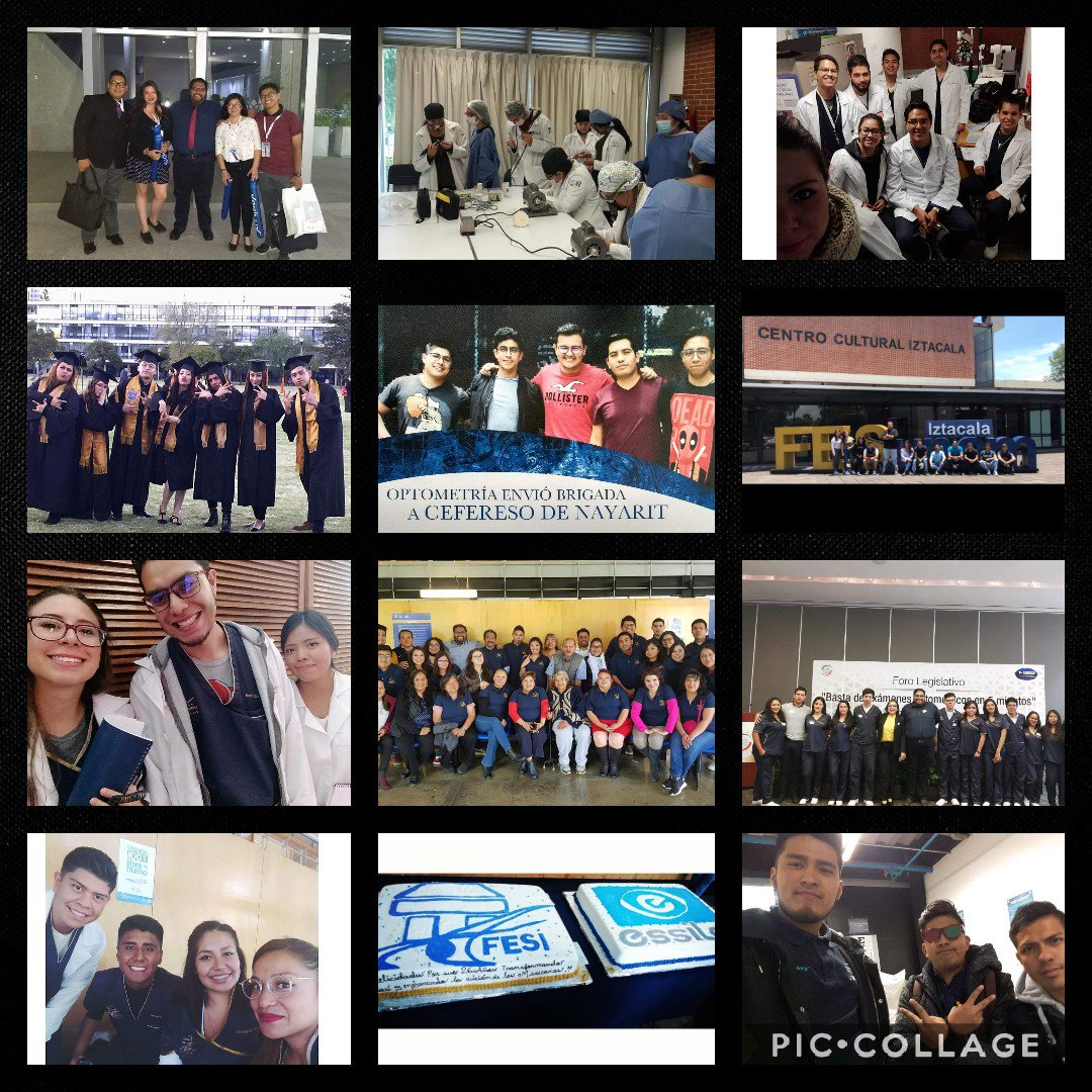 Conepo_mx's tweet photo. Este día continuamos con el recuento de actividades en las diferentes escuelas de optometría, es por eso que la UNAM Campus Iztacala nos comparte este collage de sus mejores momentos.
A toda su comunidad les deseamos lo mejor hoy y siempre
#2K18 #UNAMFESI #CONEPO https://t.co/RK6lrlEHvz