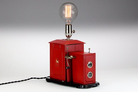 RetroPickers's tweet image. Unique holiday item for the colletor: Vintage 1930s NIC Child’s Toy Magic Lantern Projector Table Lamp – etsy.me/2V6wSZJ