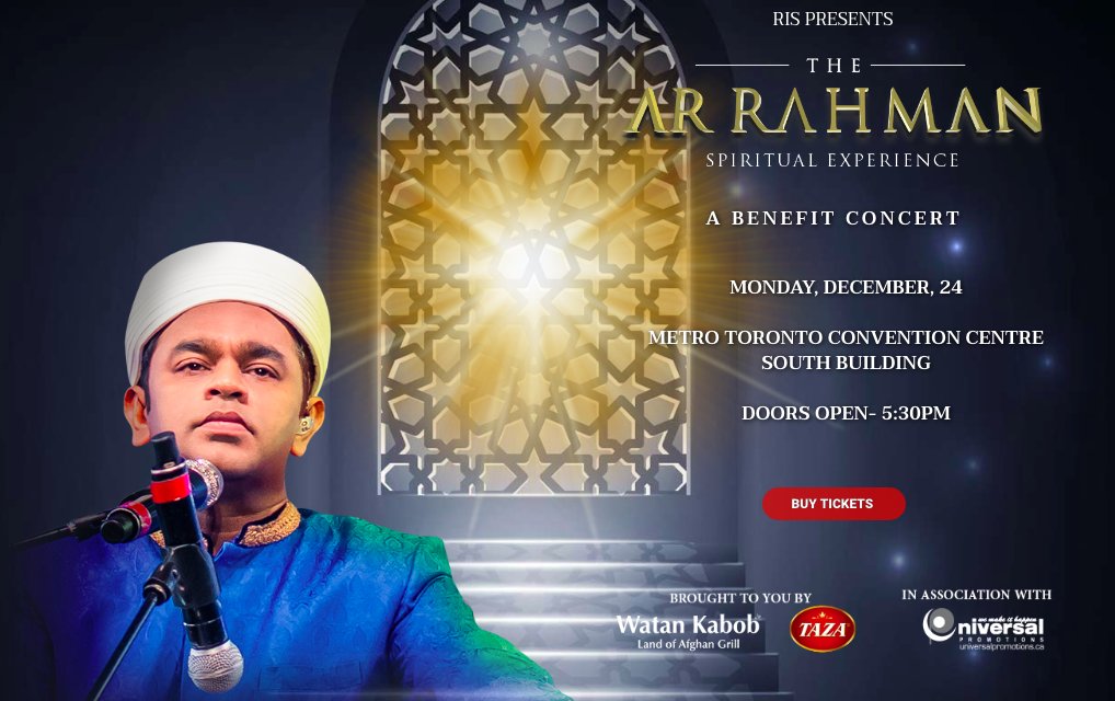 CeterisParish's tweet photo. #ARRahman who himself converted to Islam has now transformed into an Islamic preacher and using his popularity to promote conversion
His new concert is called "Reviving the Islamic Spirit" and all the sponsors are Wahhabi outfits based in Saudi Arabia https://t.co/NcuW6BQdke
