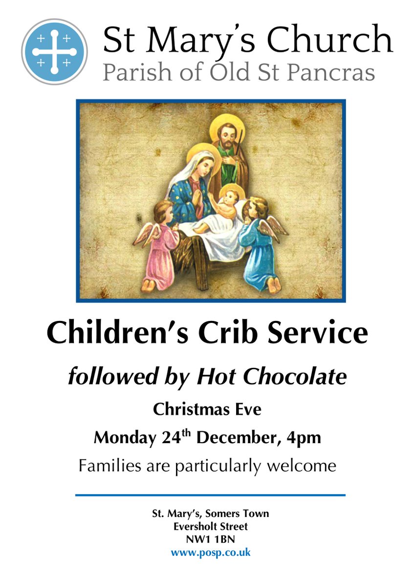 Children's Crib Service at St. Mary's - Christmas Eve at 4pm