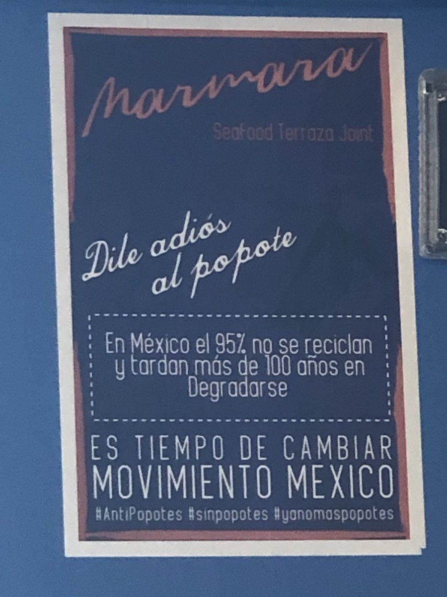 ceomgto's tweet photo. Sin duda sumando, si podemos cuidar el #planeta cuando los empresarios toman conciencia de la importancia de los pequeños detalles en favor de nuestro entorno #Felicidades #AntiPopotes #sinpopotes #yanomaspopotes https://t.co/fR6mVTq708