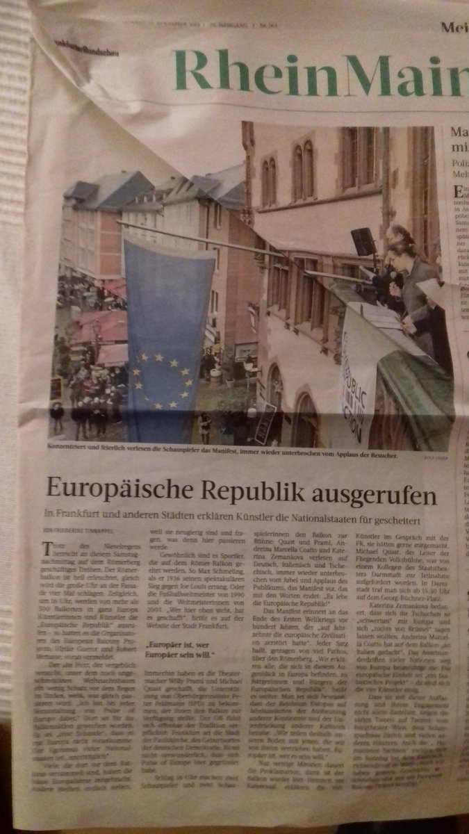 ErichRuhlBady's tweet photo. @ulrikeguerot Danke Euch beiden für viele Inspirationen 🌈 Looking forward to lots of impulses in a power- and peaceful 2019 #Europeanbalconyproject
#DieHauptstadt #enkeltauglichLeben #innererKompass https://t.co/Wj7ZF8KZUQ