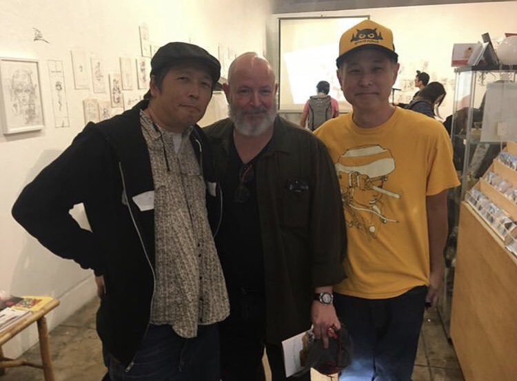 giant_robot's tweet photo. Thank you @artofmmignola for joining us yesterday for @terra_da_k’s live drawing! ✍️ #katsuyaterada #rakugaking
📸: @gdeo https://t.co/dorYXJAv2o
