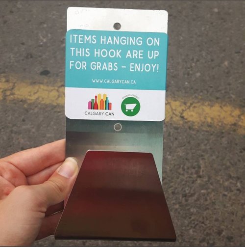 Are you hosting a Christmas or New Year's party this holiday season? Why not keep all your bottles and cans and leave them out for someone in need - you can use one of our awesome hooks to do this! Check out our website for more information! calgarycan.ca