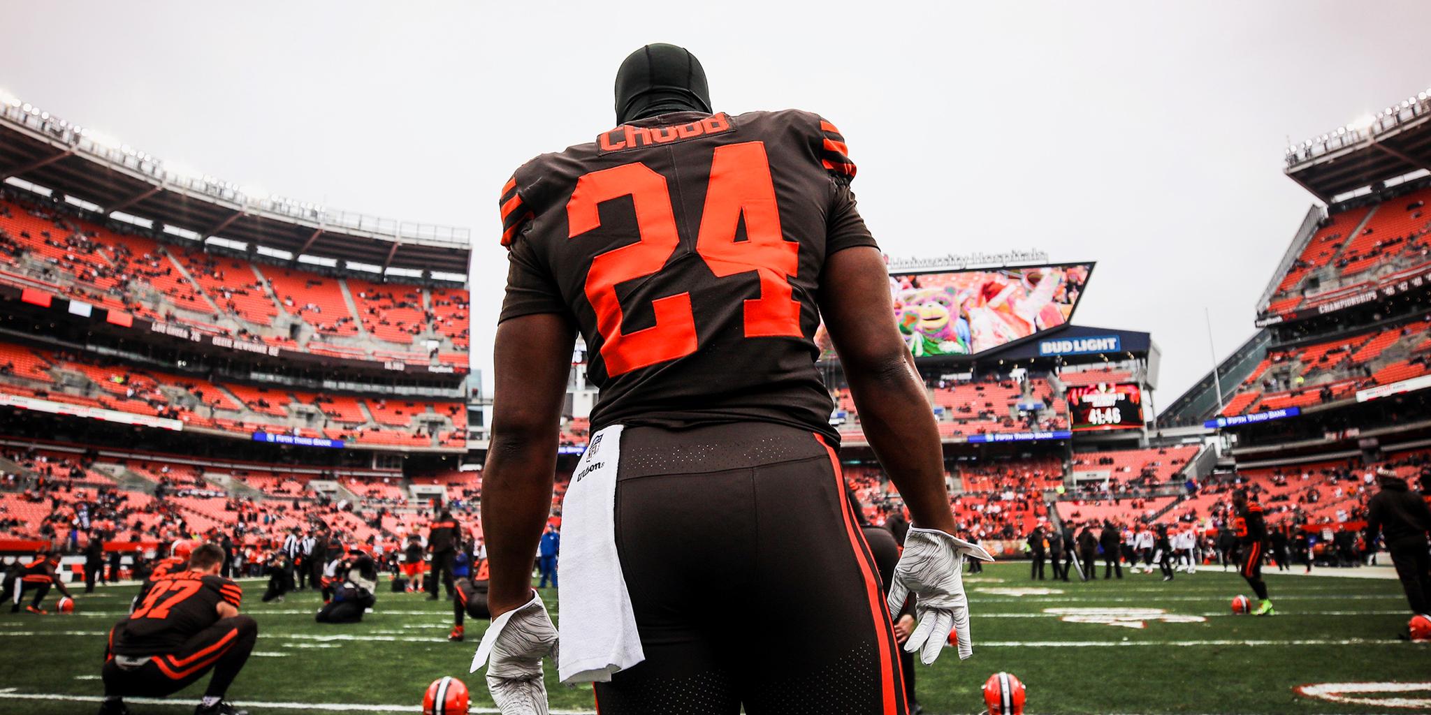 Cleveland Browns on X: 'By the Numbers: Nick Chubb breaks Browns rookie  rushing record with another 100-yard game 