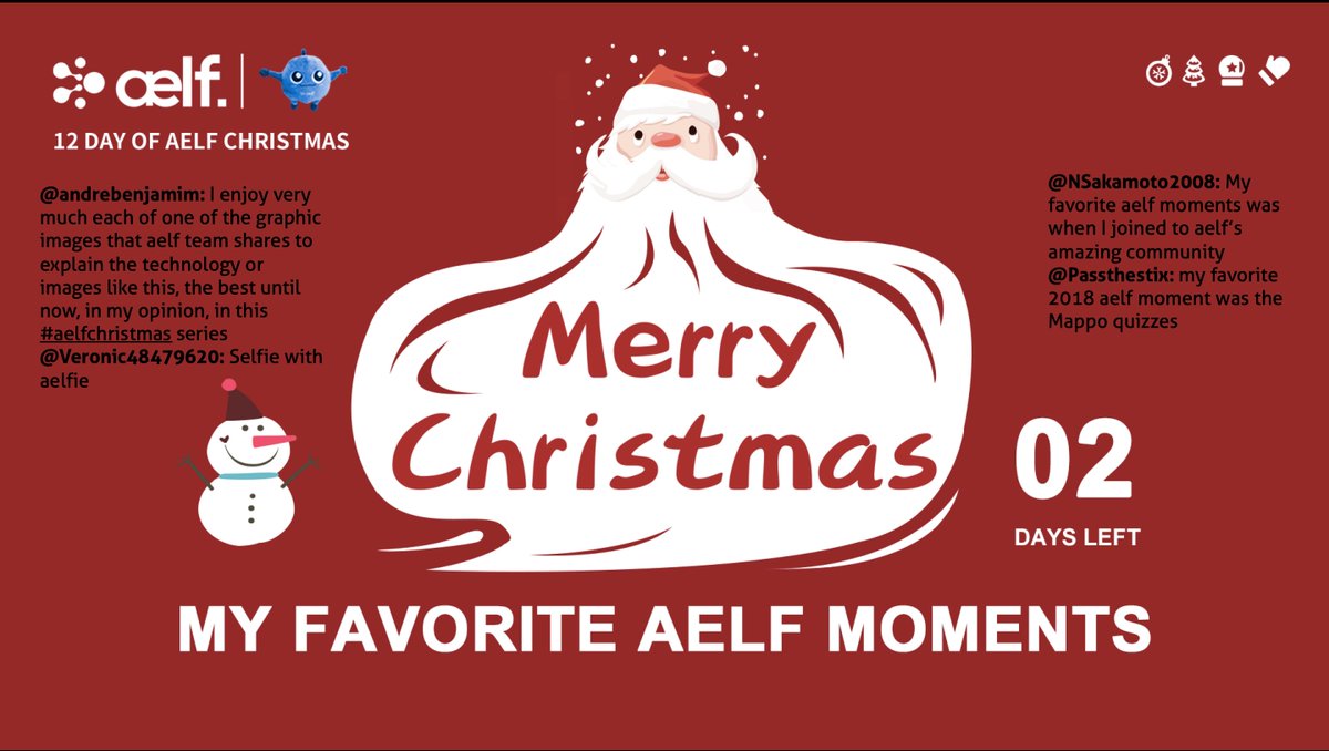 aelfblockchain's tweet photo. Good times, good times, what a way to look back and smile :)
#aelfchristmas
@andrebenjamim 
@NSakamoto2008
@Veronic48479620
@Passthestix https://t.co/Y8GWDg4A96