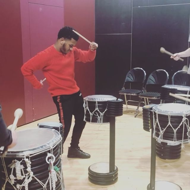 O7Drumproject's tweet photo. A small tease of todayβs O7 Drum Project rehearsal.
@o7drumprojectuk @o7grupodepercussao
#dancingwithdrums #percussion #drums #drumpractice #playdrums #o7drumproject #rehearsal https://t.co/MutQMiL9ct https://t.co/w0Zj8Bfrkq