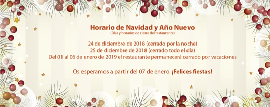 ¡Desde En Ville os deseamos felices fiestas de Navidad y Año Nuevo!
Aquí nuestro horario para estos días. 🎄