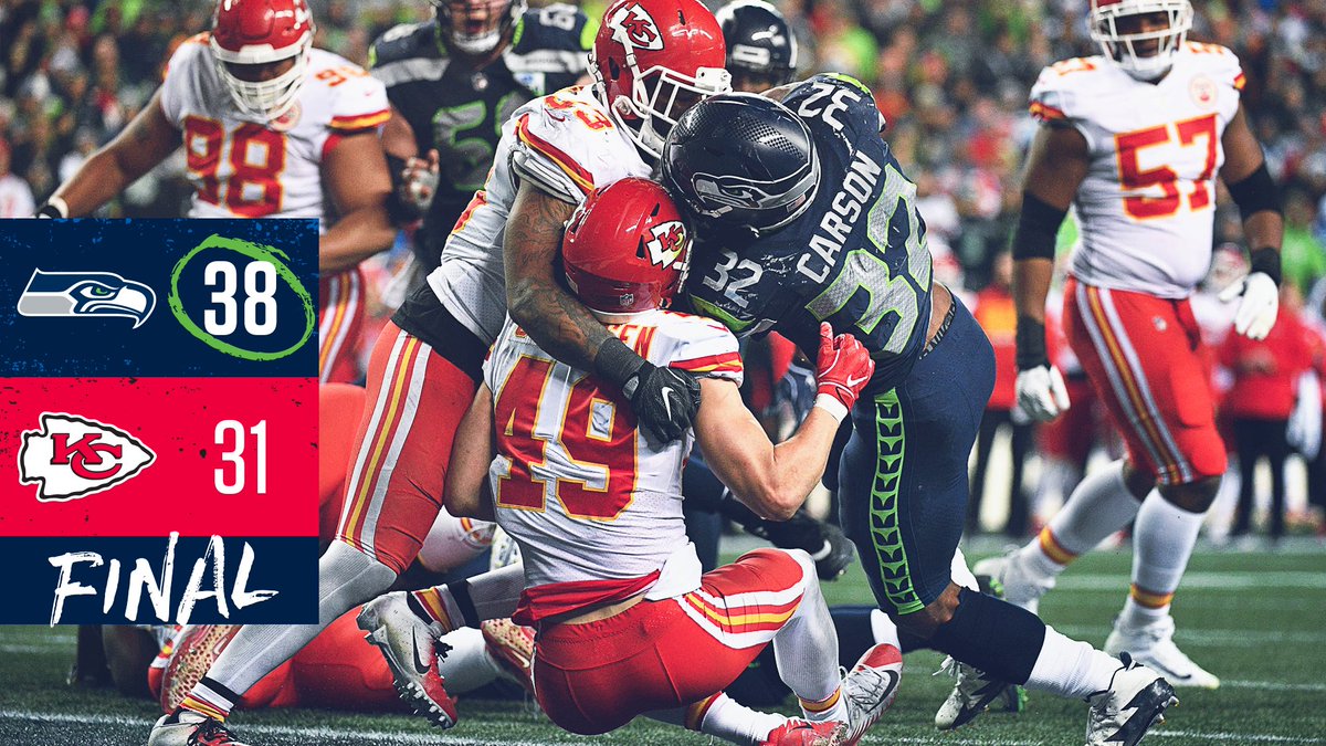 Seahawks's tweet photo. WHAT.
A.
GAME.

#KCvsSEA https://t.co/IROd2kVo8v