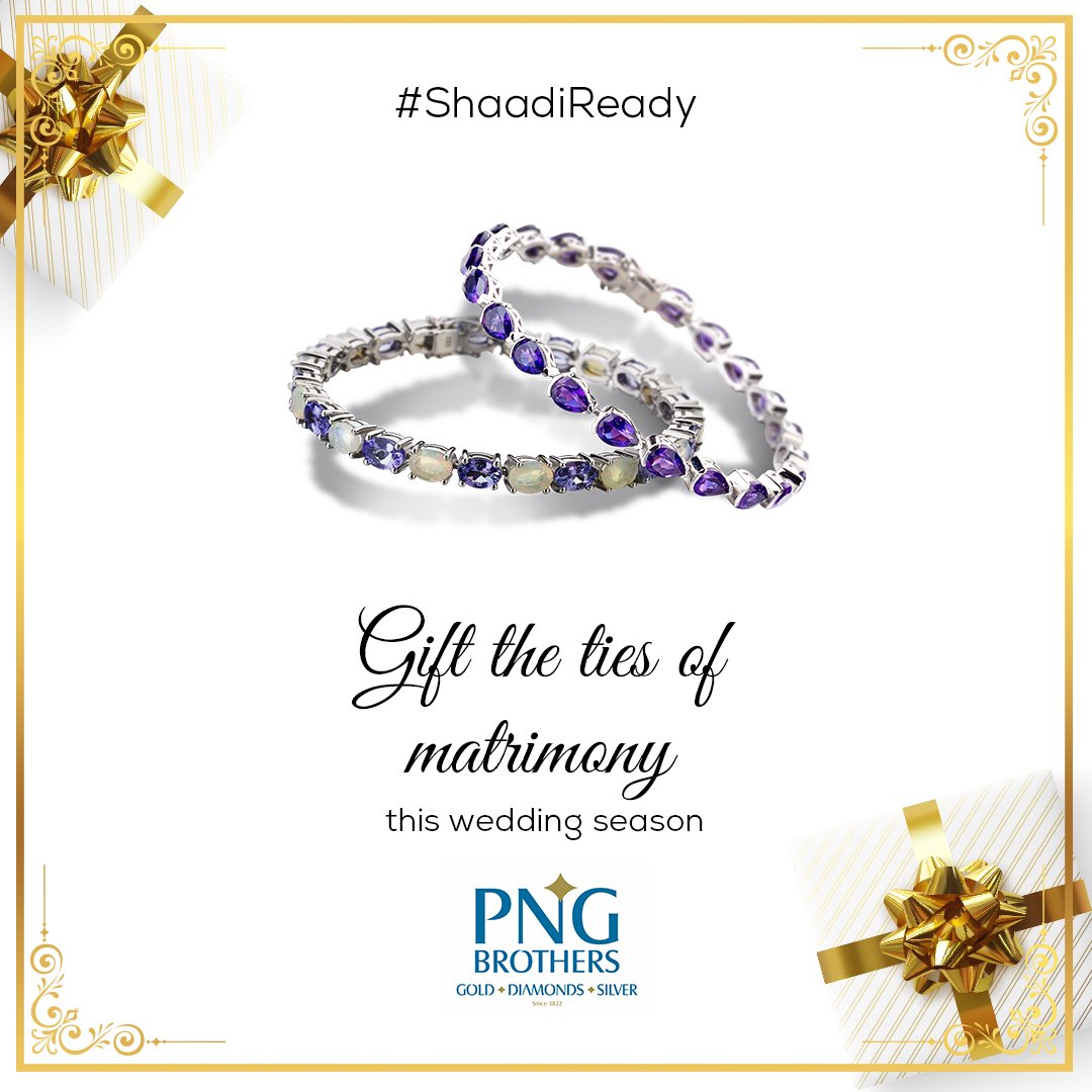 PNGBrothers's tweet image. Make weddings a happier occasion with the perfect gift! Visit PNG Brothers to discover a range of silver articles, perfectly suited for this wedding season.
#PNGBrothers #Jewelery #ShaadiReady #WeddingJewelery