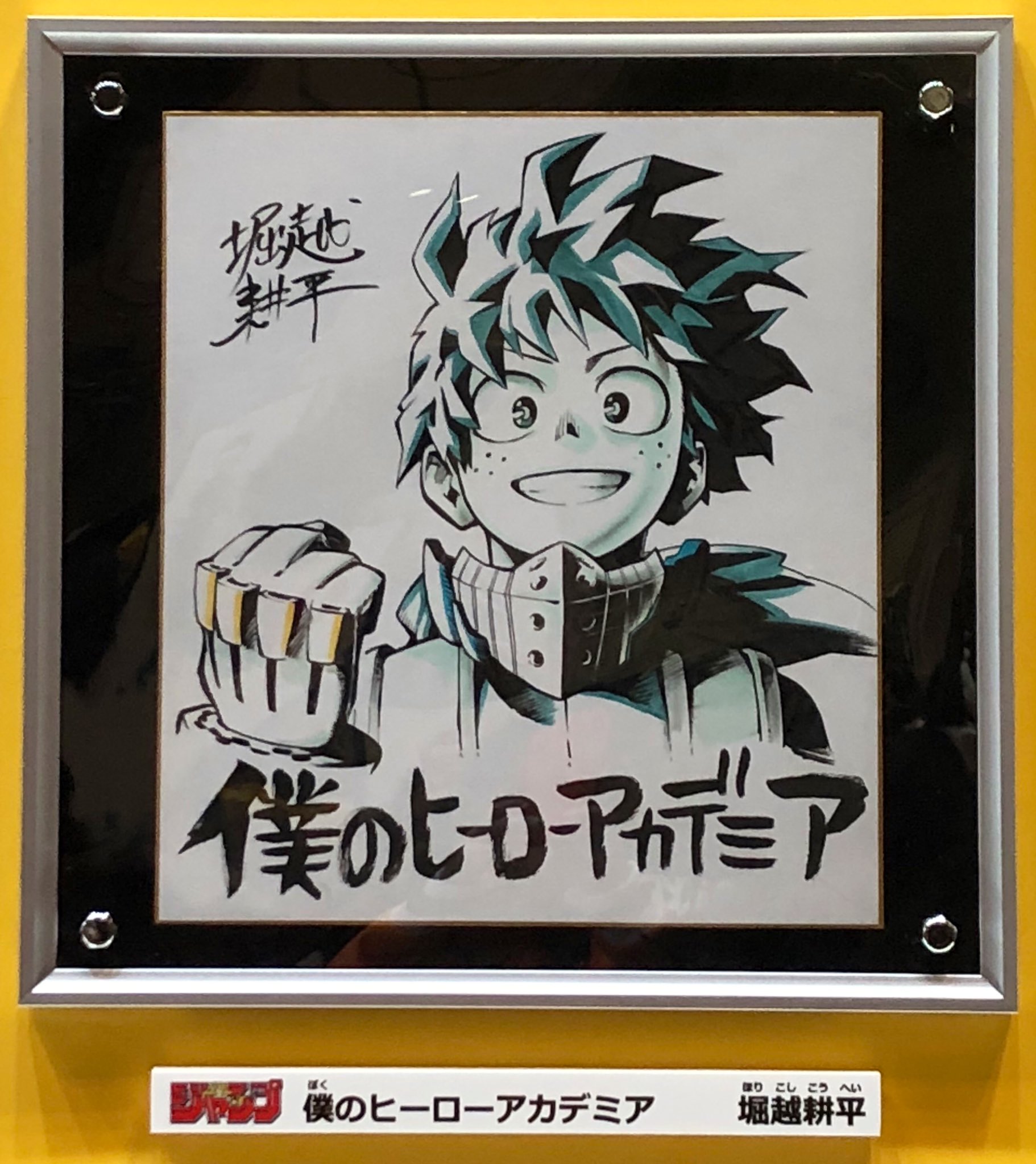 ノリコ ジャンプフェスタ19 色紙編 尾田栄一郎先生 ワンピース 空知英秋先生 銀魂 堀越耕平先生 ヒロアカ 井原大貴先生 尾田栄一郎先生 恋するワンピース ジャンプフェスタ19