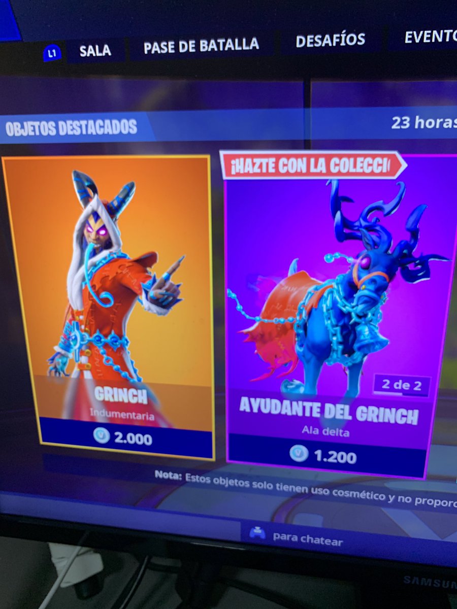 FolagoR's tweet photo. Primera skin legendaria NUEVA de Navidad y se llama Grinch.

🔥Código:FolagoRRRR🔥

No hace falta que mencionéis mi bigute prepubeRRRR con 4 R https://t.co/iVblLX9TCR