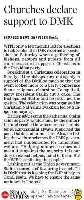 KannanSrikumar's tweet photo. Missionaries use to do this for a long.
Now it is time that each Hindu with his family unitedly vote against DMK & Co in TN.
#VoteOutDMK https://t.co/i7SzFzaShs