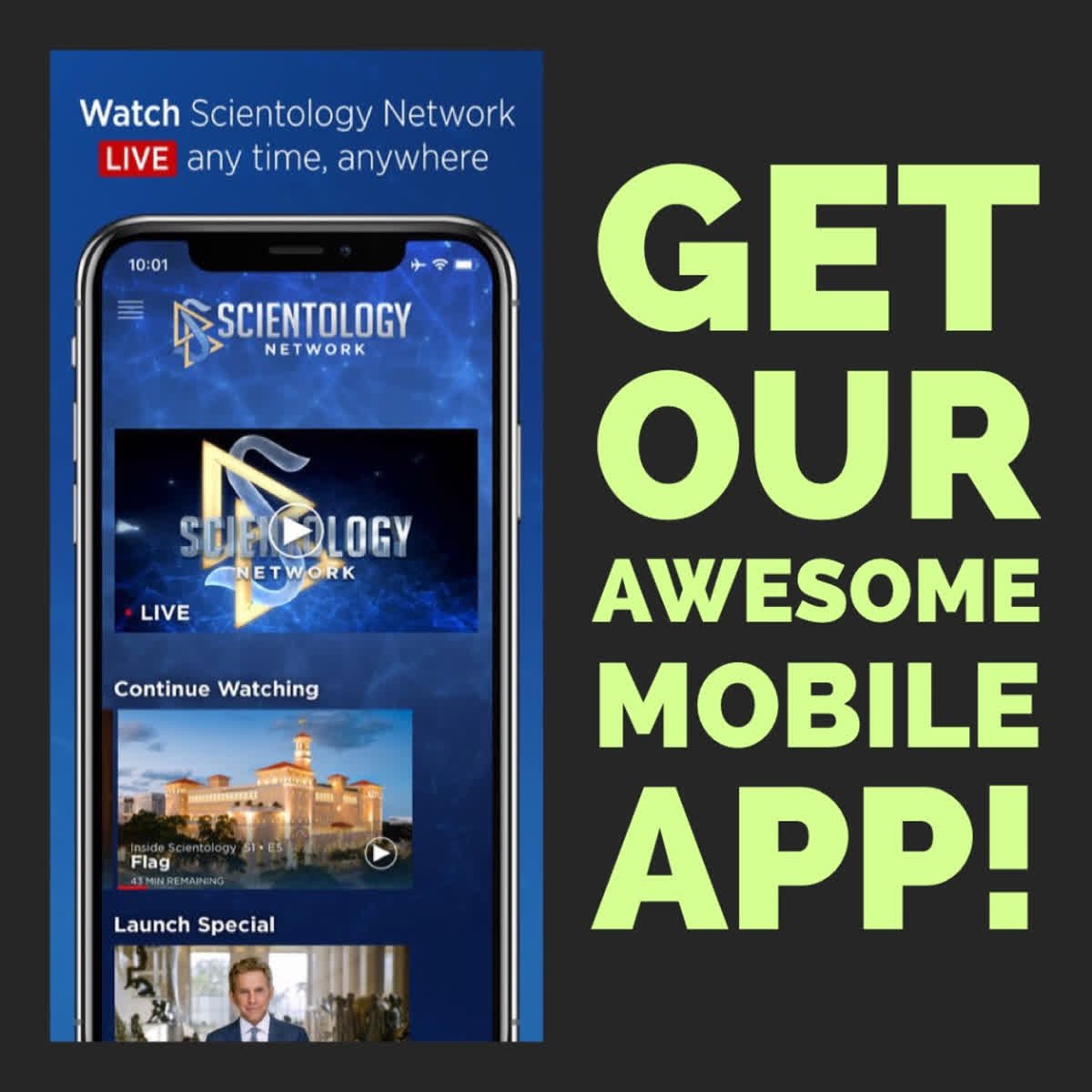 Scientology Network Apps