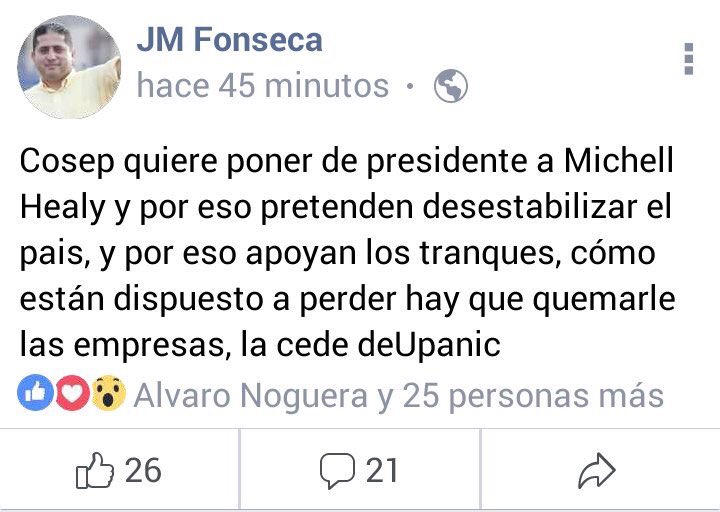 al_malespin's tweet photo. El jefe de prensa del oficialista @Canal4 incita al odio y el terrorismo, dos causas para un eventual proceso penal.
#SOSNicaragua  #Nicaragua https://t.co/lBUqnrt81h