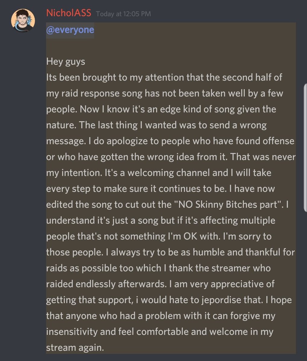 Nicktacula's tweet photo. Please retweet. P.S I have new raid responses in the works and will eventually move away from this one. https://t.co/1i17BCiIP2