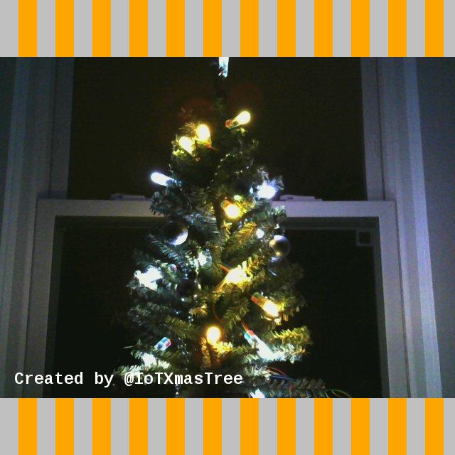 IoTXmasTree's tweet photo. I'm Silver and Orange for @waffledog! 🎄 https://t.co/q6FG3PcGOb