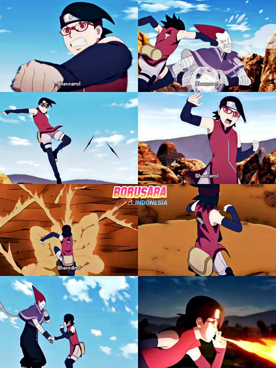 Sarada Uchiha ×Shannaro×