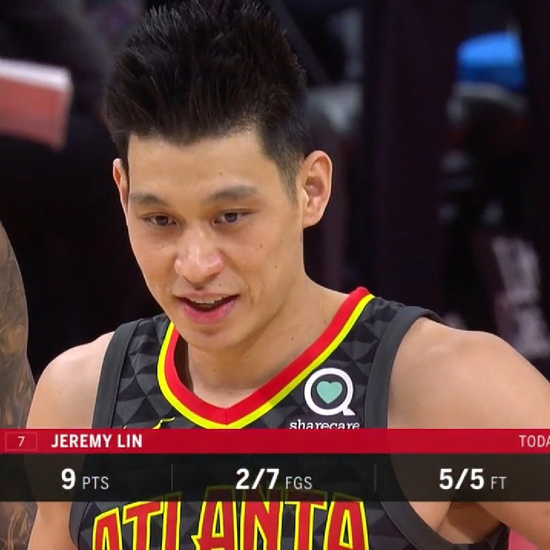 Loveforlife0323's tweet photo. A close-up of Jeremy @JLin7 at tonight's game vs. Detroit Pistons~ πππ¦
π€ππππββ€ #THERE7URNβ#prayforyou ππ#linstrong πͺ#neverdone π #THERE7URN #TrueToAtlanta
https://t.co/DkWJ8ynRIl https://t.co/xTckWDGUo8