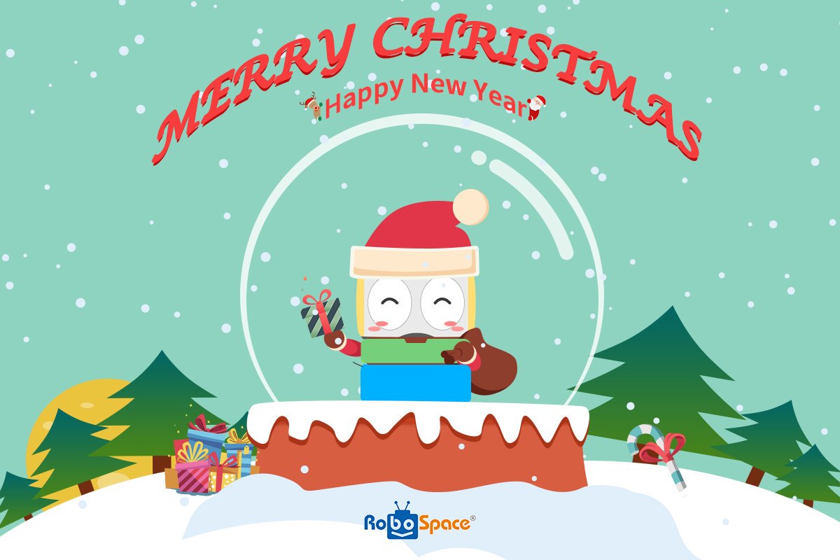 Merry Christmas! The team at #RoboSpace wishes you peace, joy and prosperity throughout the coming year. Thank you for your support &amp; attention for #TacoBot on #Kickstarter! kickstarter.com/projects/robos…