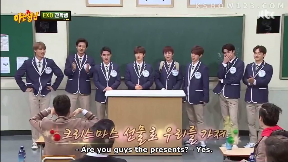 Exo knowing brother