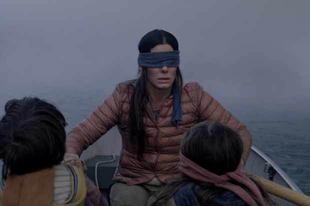 A_Writing_Chick's tweet photo. #Watching #Birdbox. This is a #MustSee. #MovieReview from @This_Guy_Writes coming out soon on #Twitter and on https://t.co/NIcRDptutK. 

#blogging #blogpost #Netflix #love #new #Action #horrorfans #amwriting #horrormovie #news #weekend #netflixandchill #scary #NetflixBirdbox จบ https://t.co/Bbzsvjacqp