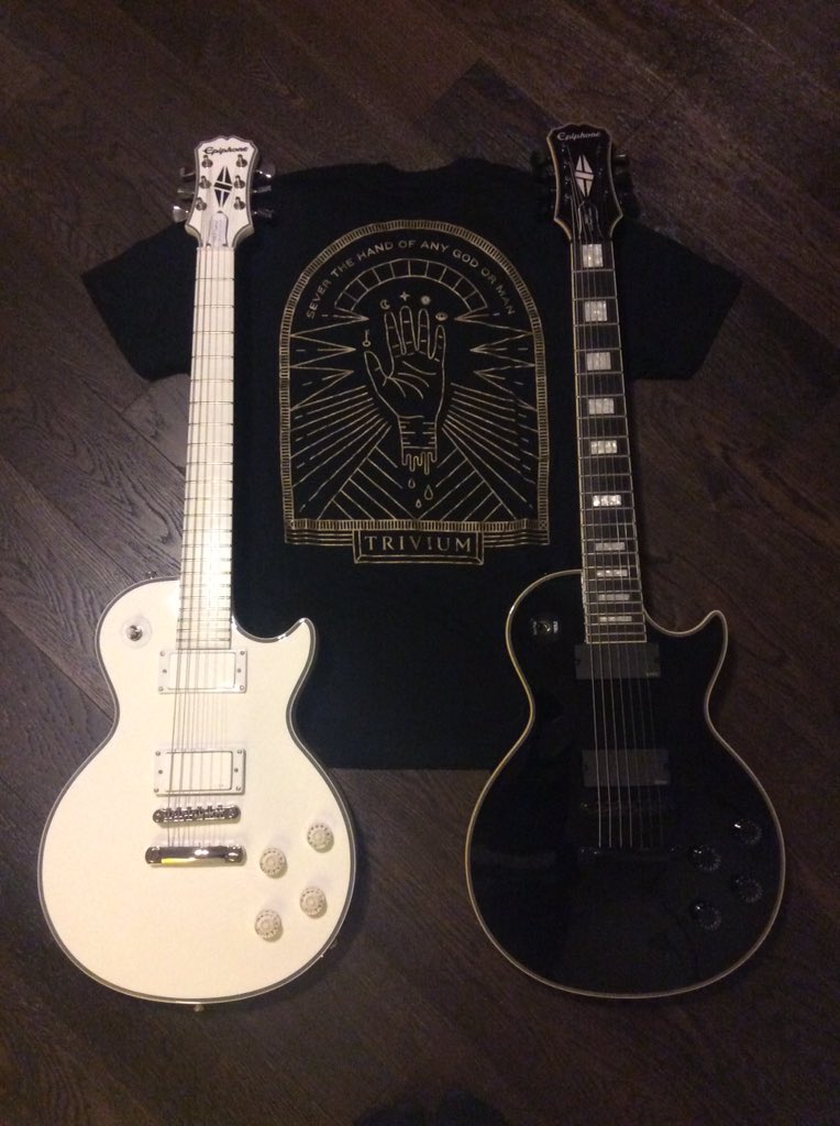 2018 has been amazing. Saw <a href="/Matthewkheafy/">Matthew kiichichaos Heafy</a> and Trivium live for the first time in Portland, ME and picked up these beauties.