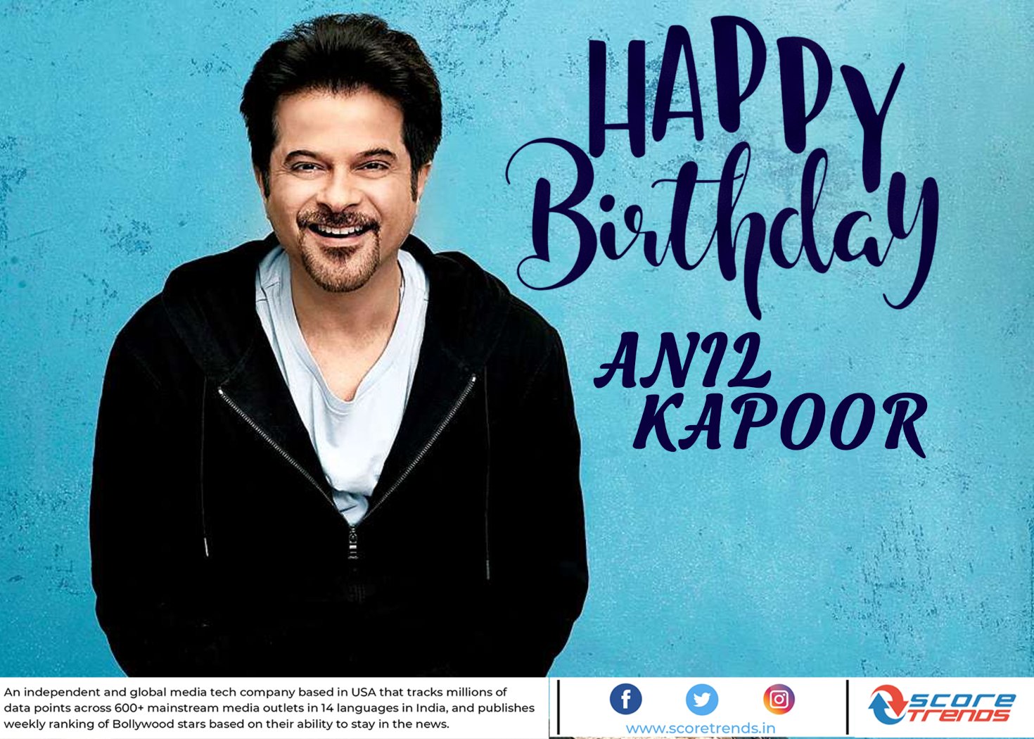 Score Trends wishes Anil Kapoor a Happy Birthday!! 