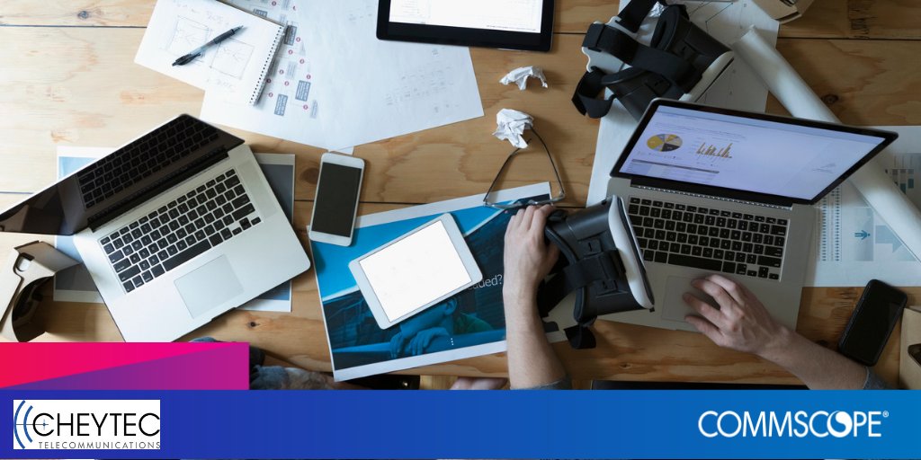 CommScope's tweet photo. ICYMI: As we get more dependent on our #connectivity, we need an #IBW network that's fast. @Cheytec_TCS CEO Jarrett Bluth talks about our new partnership to do exactly that. https://t.co/FOCnt4eTme #CommScope https://t.co/9OncN7uFx8