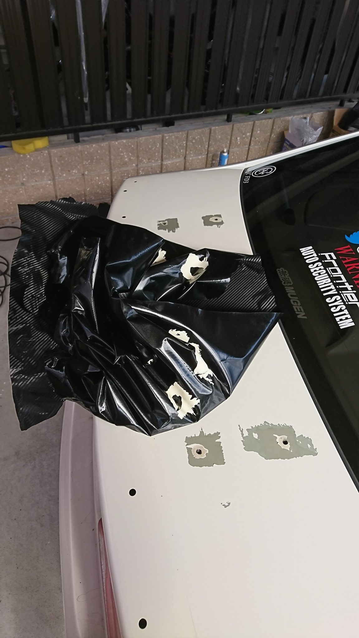 ちょーの Ar Twitter ホンダの塗装 弱いな Gtウィングの土台のとこだけ剥がれたやん