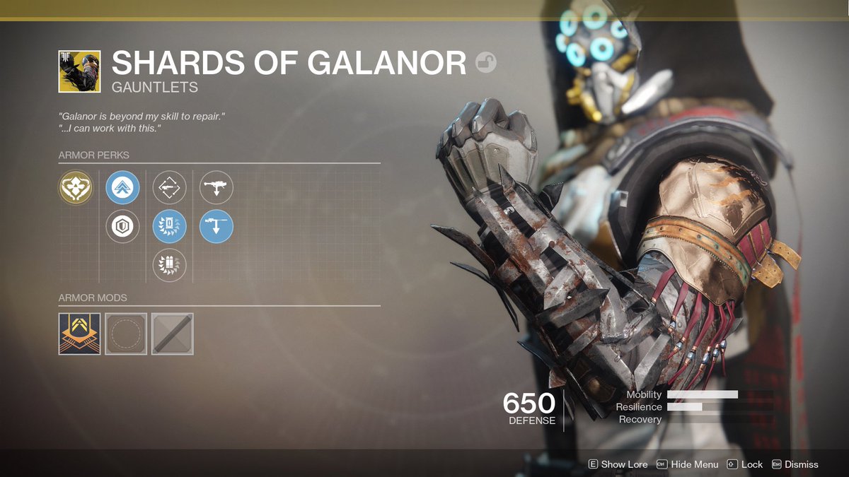 operatorglitch's tweet photo. The one exotic I’ve wanted finally dropped into my lap today!! 🤩🤩 So fuckin stoked! Game over fellas, no one is safe!! 🔥
#destiny #destiny2 #pc #xboxone #ps4 #gamer #gamerlife #gaming #gaminglife #pcgamer #videogames #twitch #streamer #shardsofgalanor #exoticarmor #huntermain https://t.co/XYxY5EUb4A