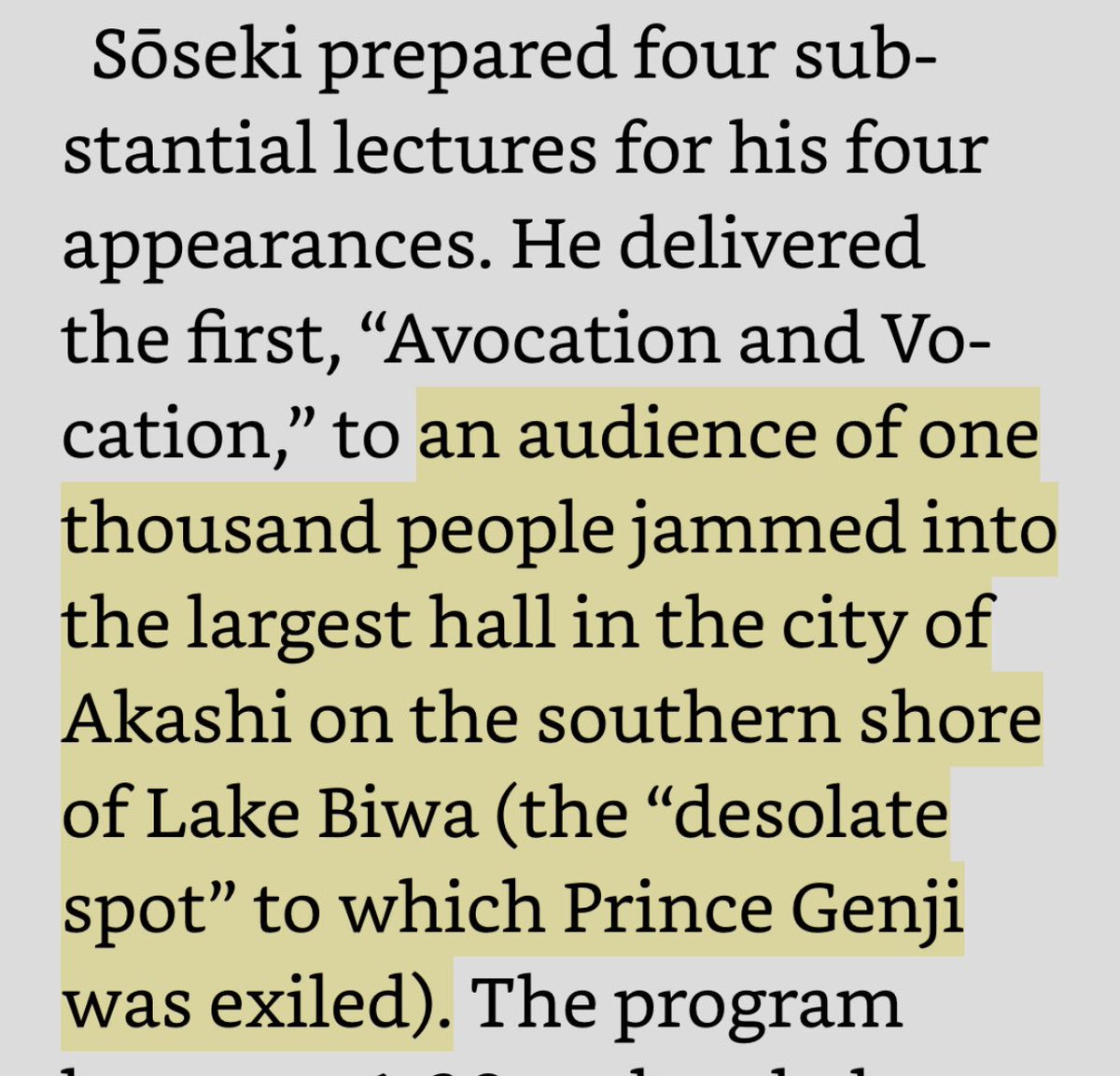 Strange errors for a good scholar to make. John Nathan in excellent biography of Soseki.