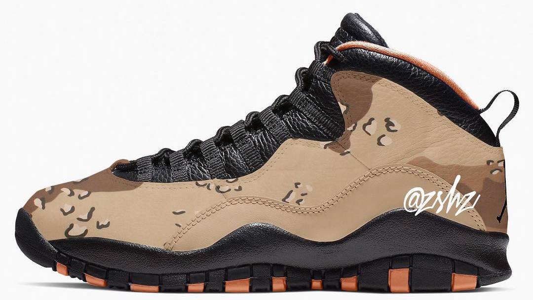 camo jordan 10s