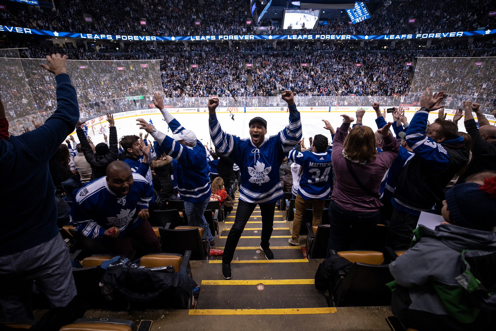 Toronto Maple Leafs on Twitter: "That OT winning feeling. Leafs Nation, you were electrifying 