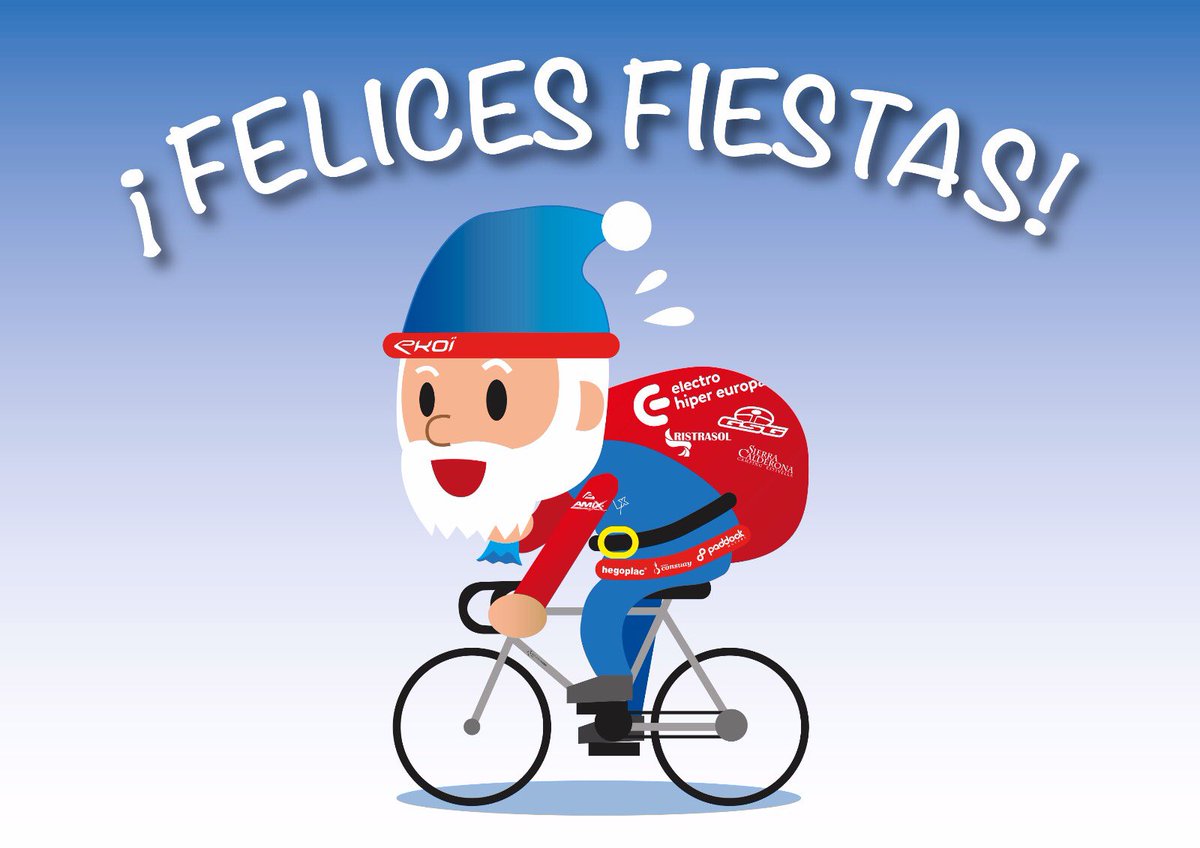 CCTarongers's tweet photo. De parte de todos los miembros de EHEuropa- Ristrasol - GSG, os deseamos unas Felices Fiestas!
.
.
.
#EHEuropaRistrasol #GSGCyclingWear #ChallengeYourLimits #SierraCalderona #AmixPerformance #PaddockMotors #Hegoplac #Infiniton #SeriGrafic #QuiroSport #SirokoTech #LuxLight https://t.co/fjveDW2FnY