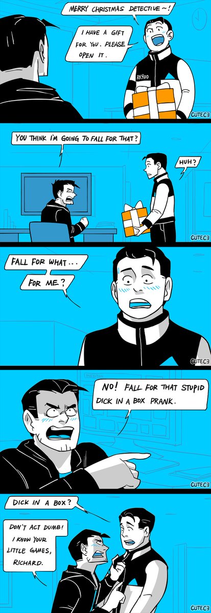 Cute_C3's tweet photo. #dbh #dbhgavin #dbhrk900 #RK900 #gavinreed #gavin900 #reed900 #Christmas #DetroitBecomeHuman #DetroitBecomeHumanFanart #webcomics #webcomic #webseries #comics #comicstrip #art #comdey #funny #cutec3 #yaoi #FANART https://t.co/84DiAwmTh4