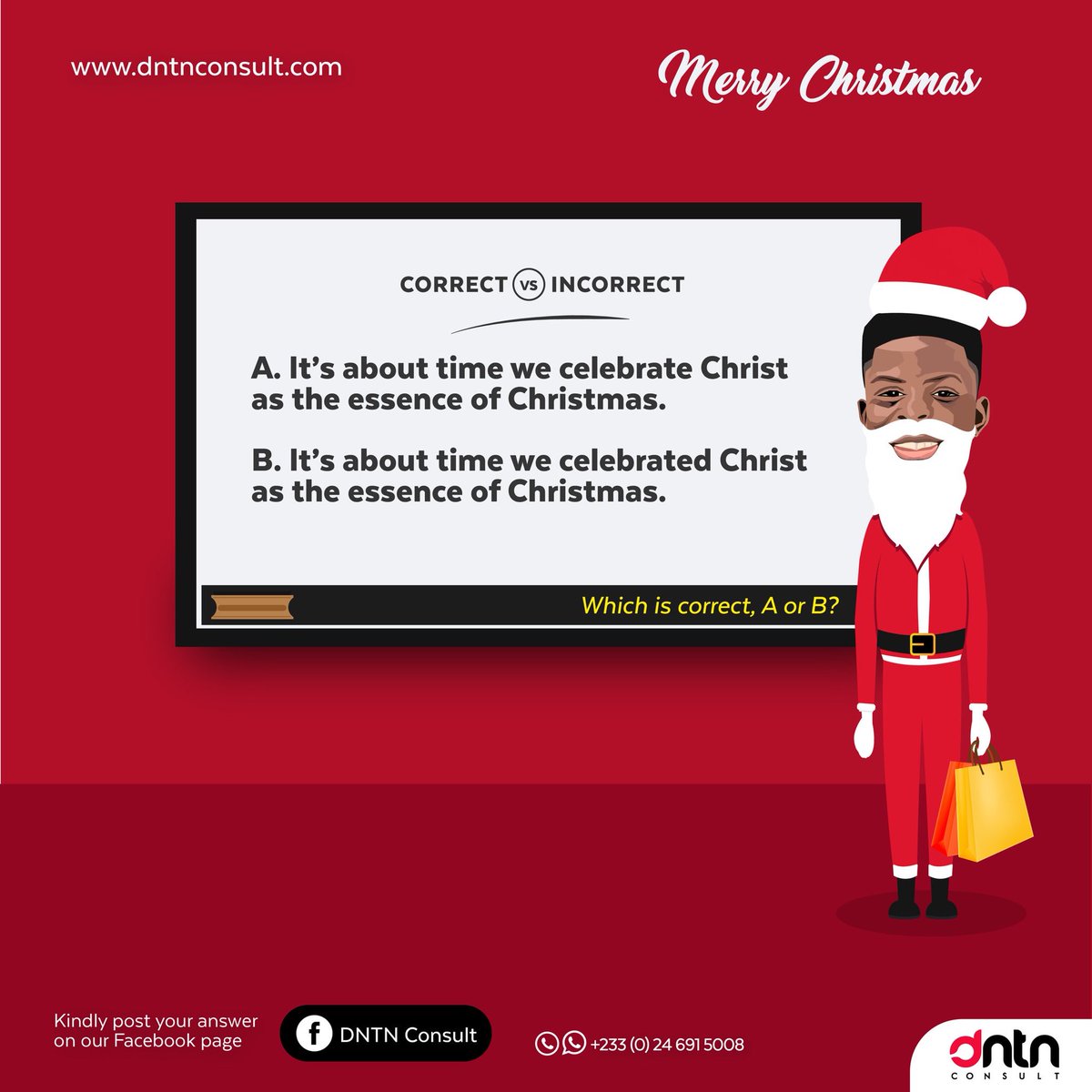 dntnconsult's tweet photo. What do you think?
#CORRECTvsINCORRECT
@thenanaaba https://t.co/T24wucNTSE
