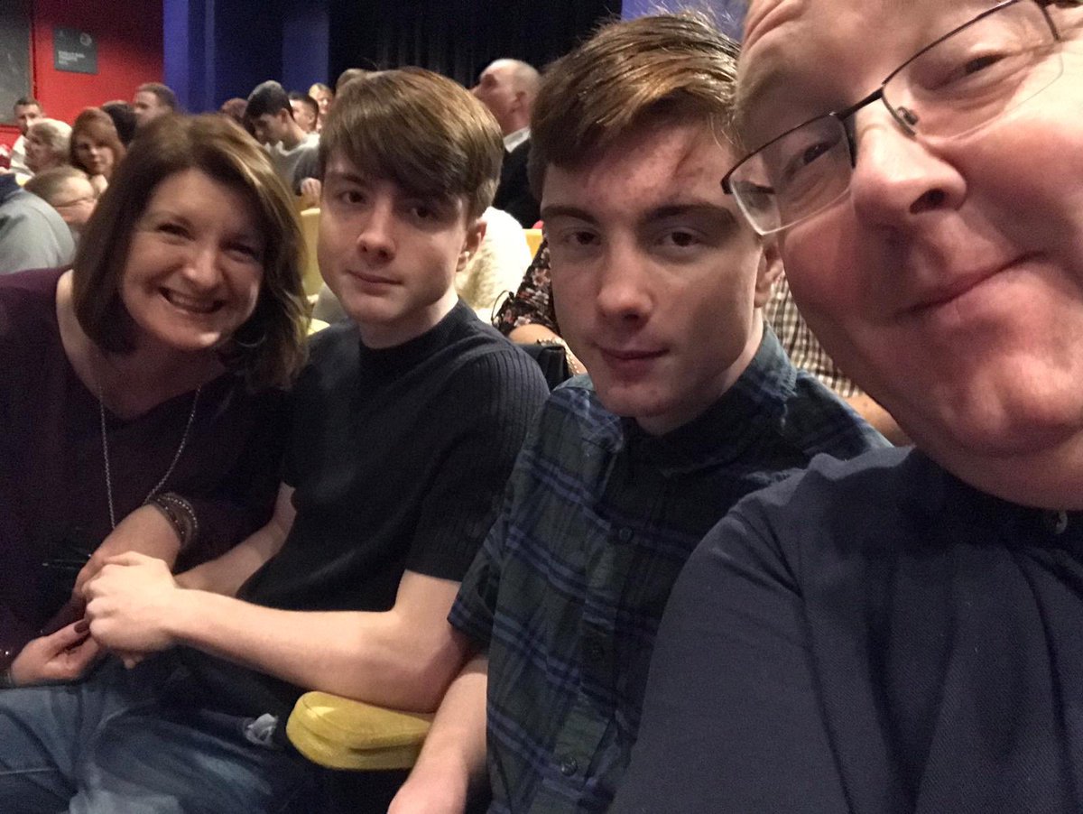 ljhumph's tweet photo. Brilliant night at the panto @RegandVic #robinhood. Funniest one yet! Thank you @Jonny_Wilkes  and @Christian2178 for giving us laughs as big as your belly! Great performances from  @WilkesAcademy too! https://t.co/ZL5K95N3kg