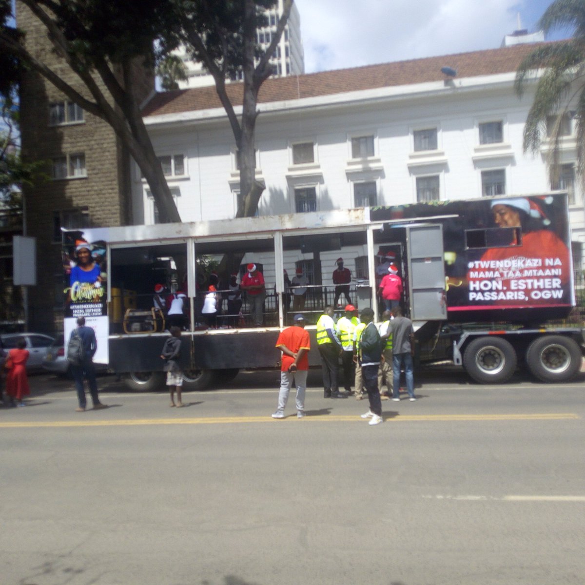 ProcessDigtal's tweet photo. Dear #KOTLoyals if you are in town or CBD drop you Christmas donations to KICC at the gate (Tent) Nairobi women Rep Will deliver to the needy so they can enjoy Xmas like others Let's Remember the disadvantage this Xmas @radiomaisha #Xmasrealitychallenge #MondayMotivation https://t.co/IWQNLGLDSn