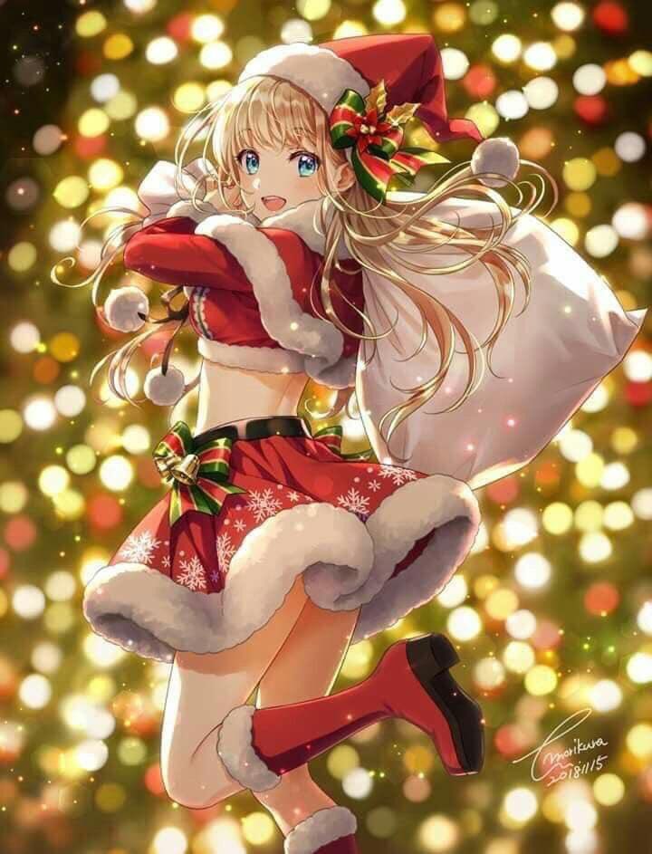 Anime Christmas #9 Digital Art by Bato Katr - Pixels