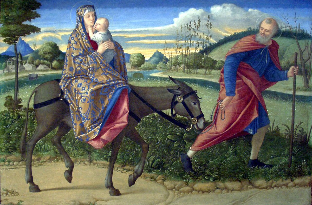FilippoGrandi's tweet photo. At Christmas we also reflect on flight, refuge and exile: “Arise, and take the young child and his mother, and flee into Egypt, and stay there until I tell you, for Herod will seek the young child to destroy him.” (Matthew, 2, 13) https://t.co/JUSlB63Lln